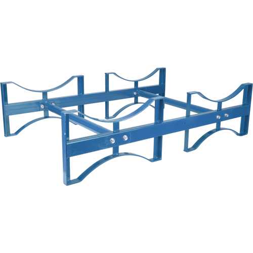 Porte-barils empilables, 2 barils, Capacit&eacute; de 1600 lb, 45-1/2" la x 30" p x 12-1/2" h TGS INDUSTRIEL