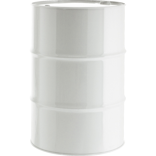 Barils en acier, 55 gal. US (45,8 gal. imp.), Doubl&eacute;, Blanc, Dessus ferm&eacute;, 1A1/Y1.8/300, Calibre 16 TGS INDUSTRIEL