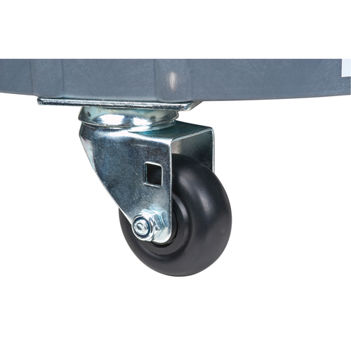 Socle roulant pour baril de confinement des fuites, 24,25" dia. X 7,625" h, Cap. de d&eacute;versement 1,5 gal. US TGS INDUSTRIEL