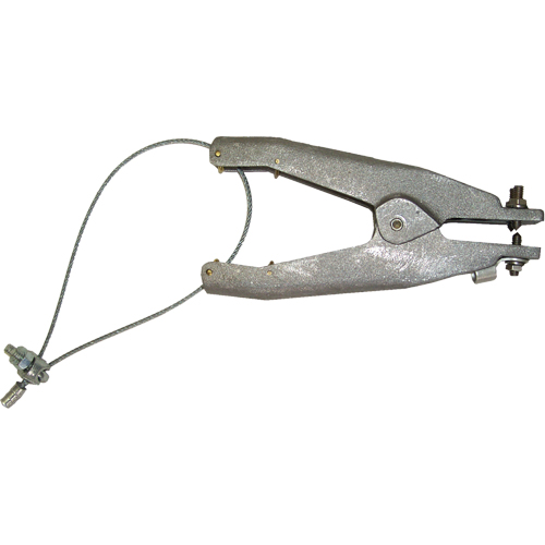 Static Grounding Clamp (GAT Series), Cast Aluminum Body Material, Stainless Steel Cup Point Material, 3 Points Configuration, 1-1/4" Max. Opening TGS INDUSTRIEL