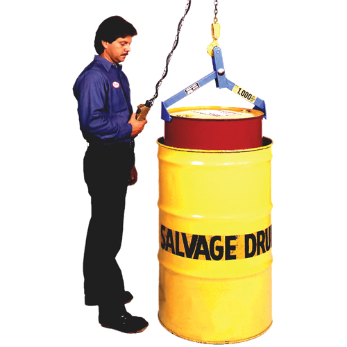 Drum & Overpack Lifter, 55 -85 US gal. (45 -70 Imperial Gal.), 1000 lbs./454 kg Cap. TGS INDUSTRIEL