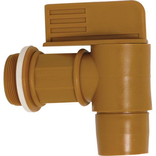 Robinet pour baril &agrave; fermeture manuelle Flo-King, Poly&eacute;thyl&egrave;ne, NPT de 2" TGS INDUSTRIEL