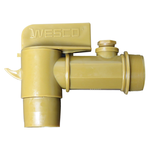 Soupape de baril de luxe en poly&eacute;thyl&egrave;ne NPT 2", Poly&eacute;thyl&egrave;ne, NPT de 2" TGS INDUSTRIEL