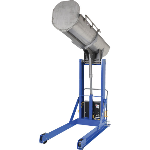 Tombereau hydraulique portatif pour baril, Pour 30 - 55 gal. US (25 - 45,8 gal. imp.) TGS INDUSTRIEL