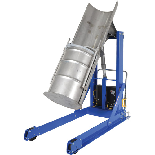 Tombereau hydraulique portatif pour baril, Pour 30 - 55 gal. US (25 - 45,8 gal. imp.) TGS INDUSTRIEL