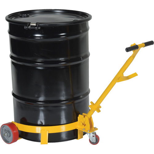 Socle roulant &agrave; profil bas pour baril, Fabriqu&eacute; en Acier, 30 gal. US (24.9 gal. imp.)/5 gal. US (4,1 gal. imp.)/55 gal. US (45,8 gal imp&eacute;rial) TGS INDUSTRIEL