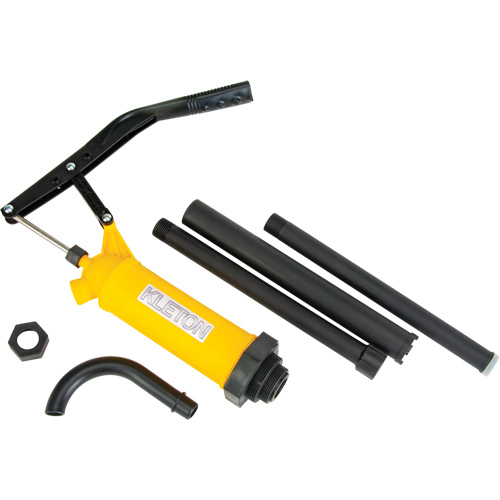 Pompe &agrave; baril de type levier, Polypropyl&egrave;ne, 14 oz/course, Pour barils de 5-55 gal. TGS INDUSTRIEL