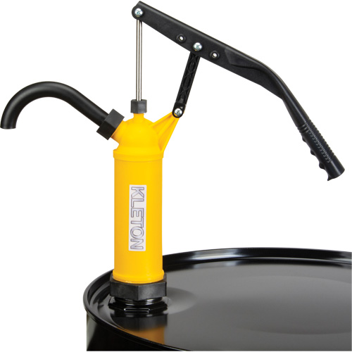 Pompe &agrave; baril de type levier, Polypropyl&egrave;ne, 14 oz/course, Pour barils de 5-55 gal. TGS INDUSTRIEL