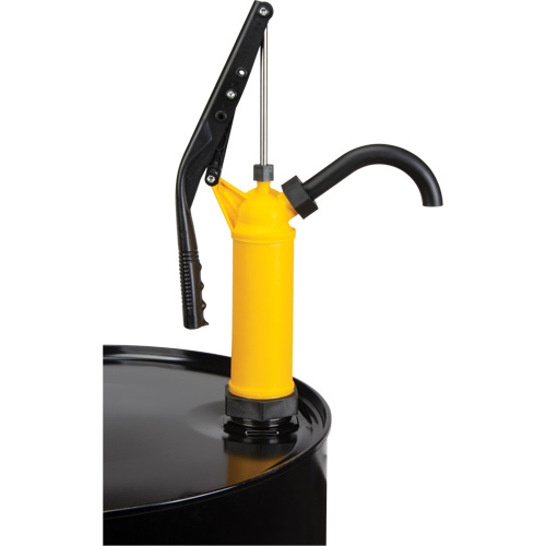 Pompe &agrave; baril de type levier, Polypropyl&egrave;ne, 14 oz/course, Pour barils de 5-55 gal. TGS INDUSTRIEL
