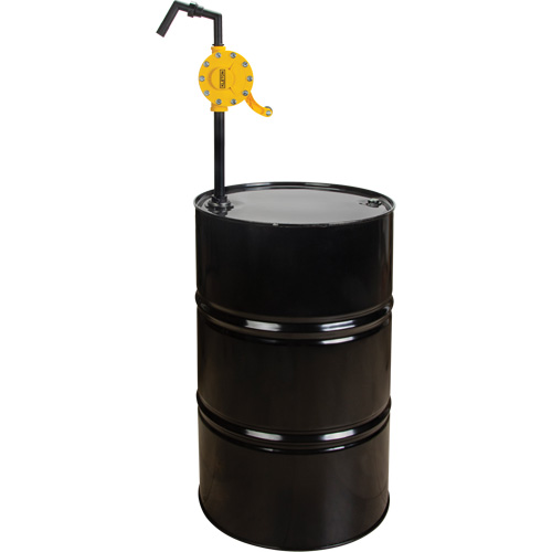 Pompe rotative pour baril, Polypropyl&egrave;ne, Pour capacit&eacute; 15 - 55 gal. US, 8 oz/course TGS INDUSTRIEL