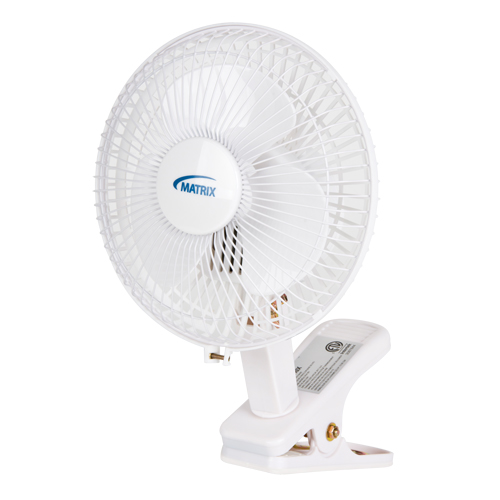 Ventilateur &agrave; pince & de bureau, Diam&egrave;tre 6", 2 vitesses TGS INDUSTRIEL