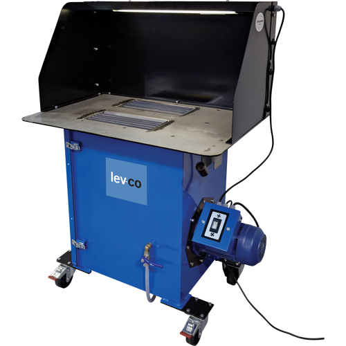 Cabines &agrave; ventilation verticale s&eacute;rie Sledgehammer, 120 V, 1200 pi³/min, 35" la x 24" l TGS INDUSTRIEL