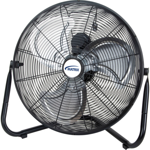 High-Velocity Floor Fan, Commercial, 3 Speed, 16" Diameter TGS INDUSTRIEL