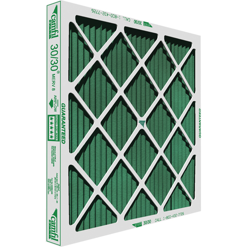 30/30&reg; High Capacity Panel Filter, Bag, MERV 8, 16" W x 1" D x 16" H TGS INDUSTRIEL