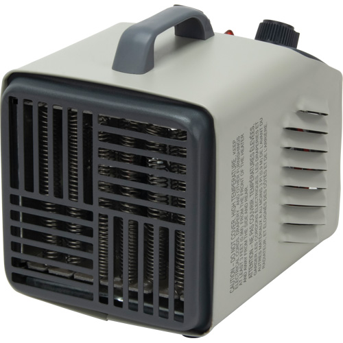 Personal Metal Shop Heater with Thermostat, Fan, Electric TGS INDUSTRIEL