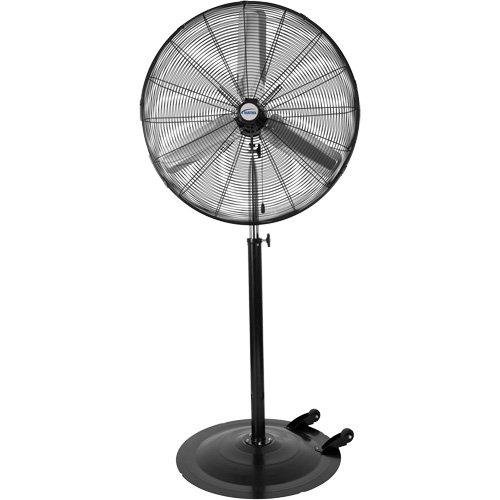 Non-Oscillating Pedestal Fan with Casters, Industrial, 3 Speed, 30" Diameter TGS INDUSTRIEL