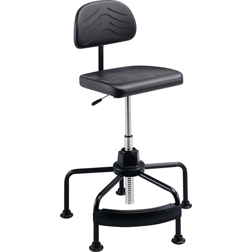 Industrial Seating, Stationary, Adjustable Height, 250 lbs. Capacity TGS INDUSTRIEL