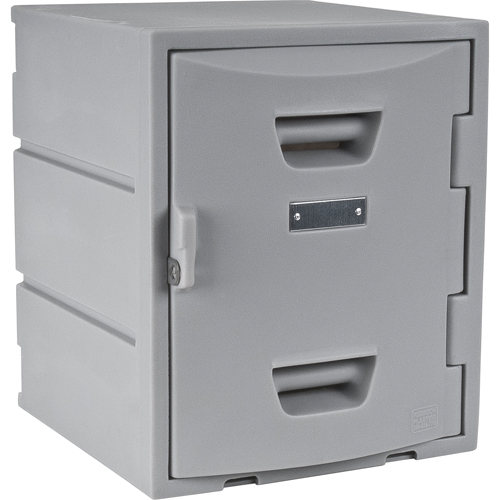 Casier, 15" x 15" x 18", Gris, Assembl&eacute; TGS INDUSTRIEL