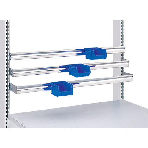 Postes de travail modulaires ergonomiques - Rails pour bacs &agrave; pi&egrave;ces de service l&eacute;ger TGS INDUSTRIEL