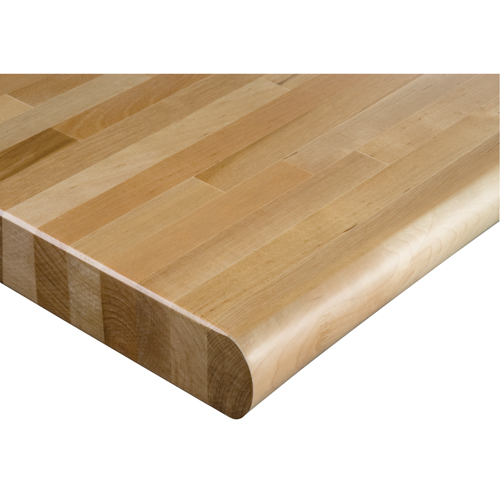Dessus d'&eacute;tabli en bois dur stratifi&eacute;, 60" la x 36" p, Bordure Arrondi, &eacute;paisseur 1-3/4" TGS INDUSTRIEL