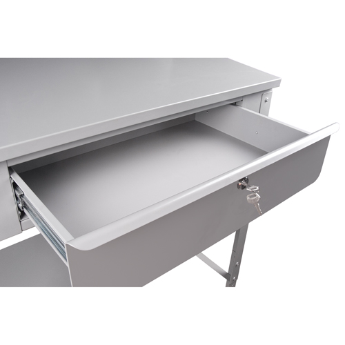 Pupitre d'atelier ouvert, 34-1/2" la x 30" p x 53" h, Gris TGS INDUSTRIEL