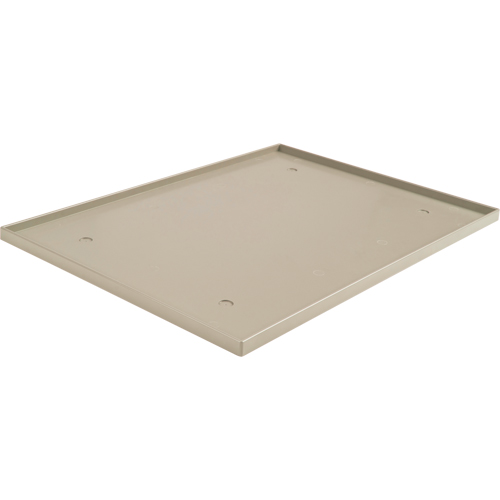 Fond de casier, Convient aux casiers 10" x 18", Beige, Plastique TGS INDUSTRIEL