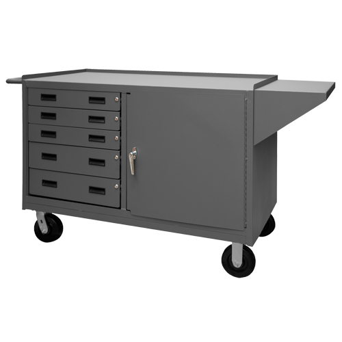 Mobile Workbench Cabinet, Steel Surface TGS INDUSTRIEL