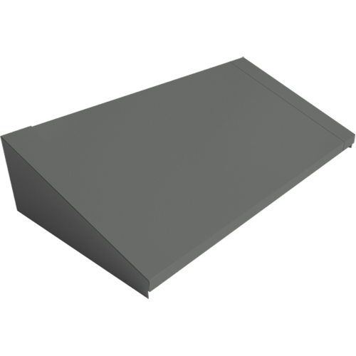 Dessus inclin&eacute; pour casiers robustes enti&egrave;rement soud&eacute; Concorde, Bloc de 3, 18" p x 36" la x 6" ha, Acier TGS INDUSTRIEL