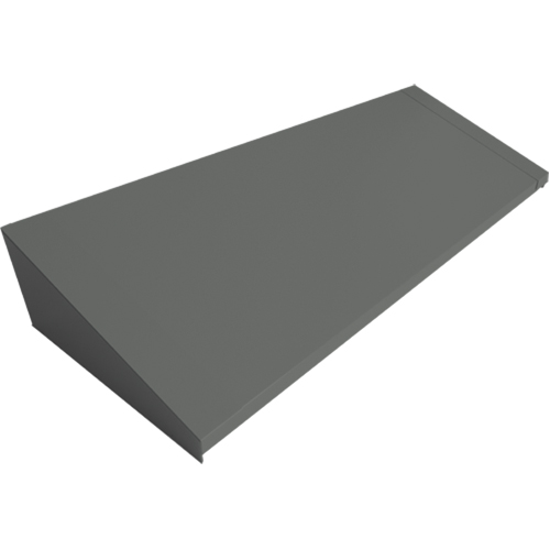 Dessus inclin&eacute; pour casiers robustes enti&egrave;rement soud&eacute; Concorde, Bloc de 4, 18" p x 48" la x 6" ha, Acier TGS INDUSTRIEL