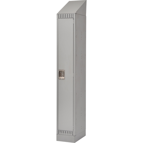 Casiers assembl&eacute;s, 12" x 18" x 72", Acier, Gris, Rivet (assembl&eacute;) TGS INDUSTRIEL
