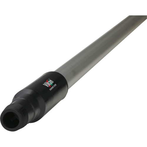 Manche de la s&eacute;rie Transport, Aluminium/Polypropyl&egrave;ne, Ergonomique, Pointe Filetage europ&eacute;en, 1-1/4" dia, 59" lo TGS INDUSTRIEL