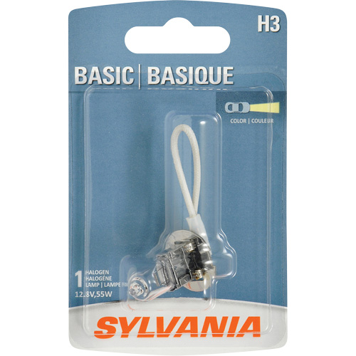 H3 Basic Headlight Bulb, Halogen, 45 W, Off White TGS INDUSTRIEL