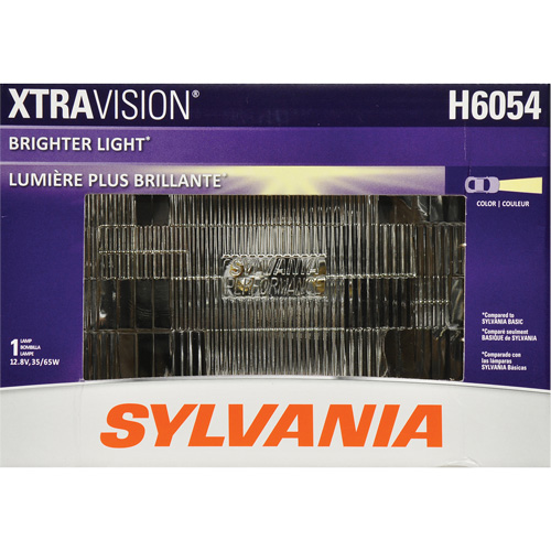 H6054 XtraVision&reg; Sealed Beam Headlight, Halogen, 55 W, Off White TGS INDUSTRIEL