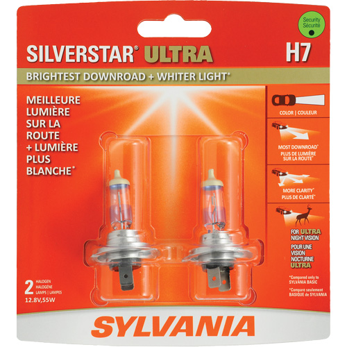 Ampoule de feu avant SilverStar H7, Halog&egrave;ne, 56 W, Blanc cass&eacute; TGS INDUSTRIEL