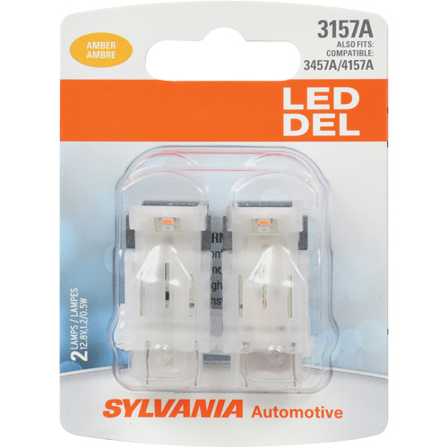 Mini-ampoule automobile 3157A, DEL, 0,5 W/12,8 W, Ambr&eacute;e TGS INDUSTRIEL