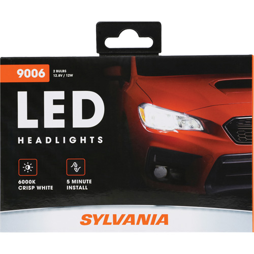 9006 Headlight Bulb, LED, 13.2 W/17 W, White TGS INDUSTRIEL