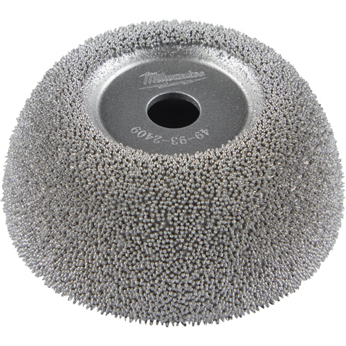 Meule &agrave; polir &agrave; contour &eacute;vas&eacute; 2-1/2" pour ponceuse pour pneus &agrave; basse vitesse M12 Fuel TGS INDUSTRIEL
