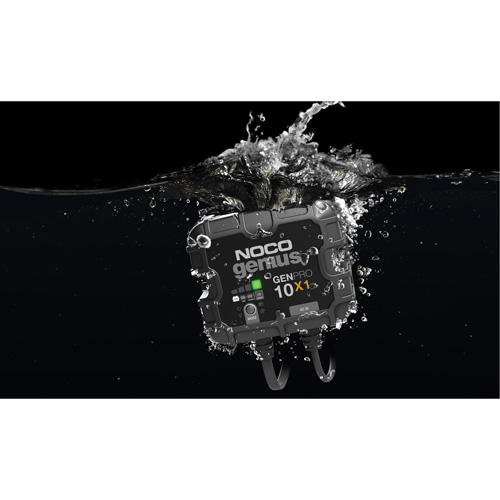 Chargeur de batterie embarqu&eacute; &agrave; 1 sortie de 10 amp&egrave;res GenPro10X1 Genius TGS INDUSTRIEL