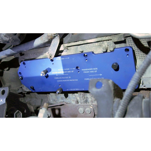 Gabarit de perçage pour installation sur collecteur pour Ford 4,6 L, 5,4 L, et 6,8 L TGS INDUSTRIEL