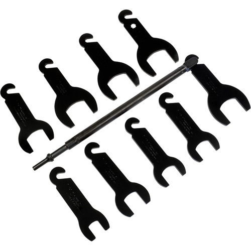 10-Piece Pneumatic Fan Clutch Wrench Set TGS INDUSTRIEL