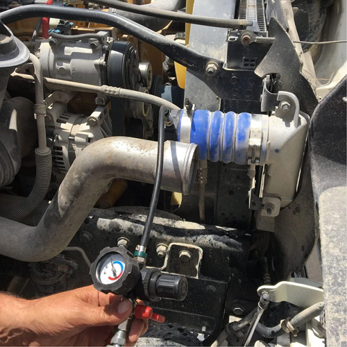 Trousse de test du syst&egrave;me d'air turbo HD avec adaptateur fumig&egrave;ne 10 mcx TGS INDUSTRIEL
