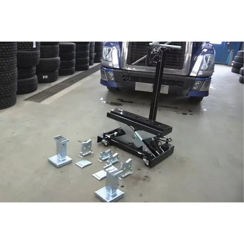 Cric de service de plancher, 14 tonne(s) Capacit&eacute;, 8-1/4" Abaiss&eacute;e, 20" &eacute;lev&eacute;e, Air comprim&eacute;/hydraulique TGS INDUSTRIEL