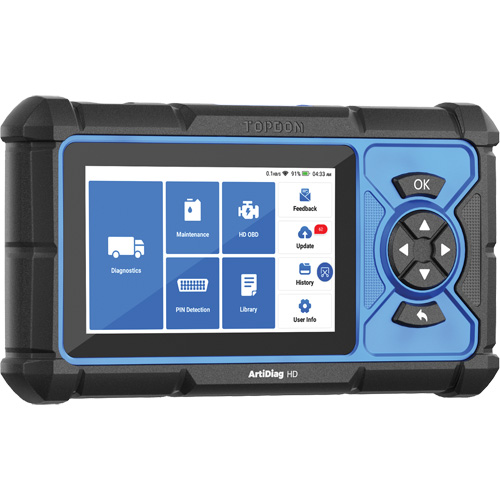 ArtiDiag HD 5" Heavy-Duty Scan Tool with Service Functions TGS INDUSTRIEL
