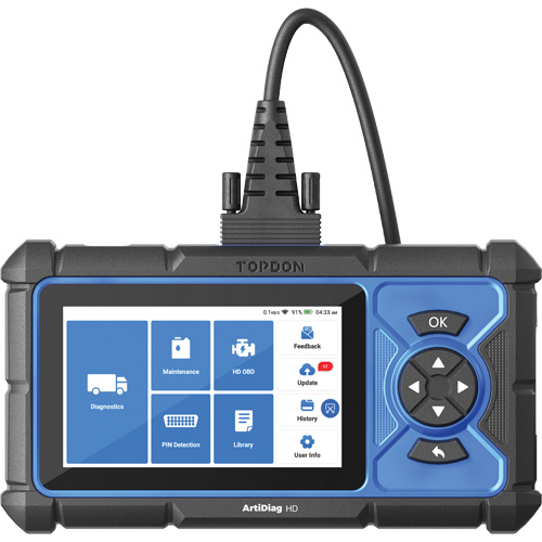 ArtiDiag HD 5" Heavy-Duty Scan Tool with Service Functions TGS INDUSTRIEL