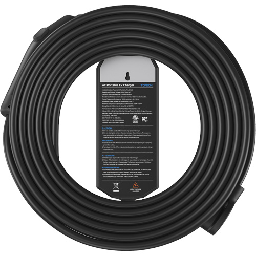 PulseQ AC Portable NEMA 6-50 Plug, 32 A, Level 2 AC, Type 1 (SAE J1772) Connector TGS INDUSTRIEL