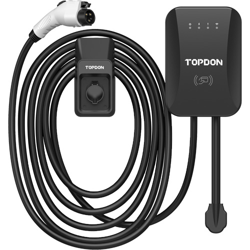 PulseQ AC Home EV Charger with RFID Mode, 40 A, Level 2 AC, Type 1 (SAE J1772) Connector TGS INDUSTRIEL
