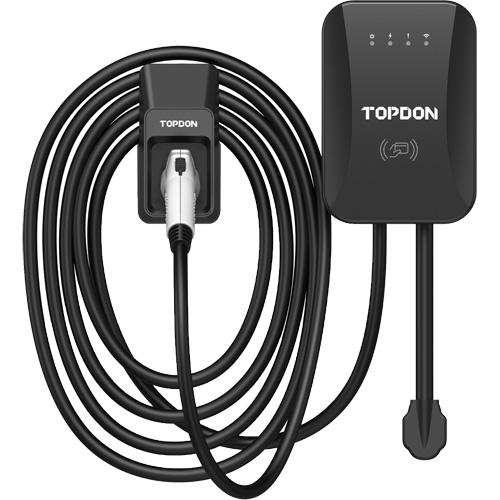 PulseQ AC Home EV Charger with RFID Mode, 40 A, Level 2 AC, Type 1 (SAE J1772) Connector TGS INDUSTRIEL