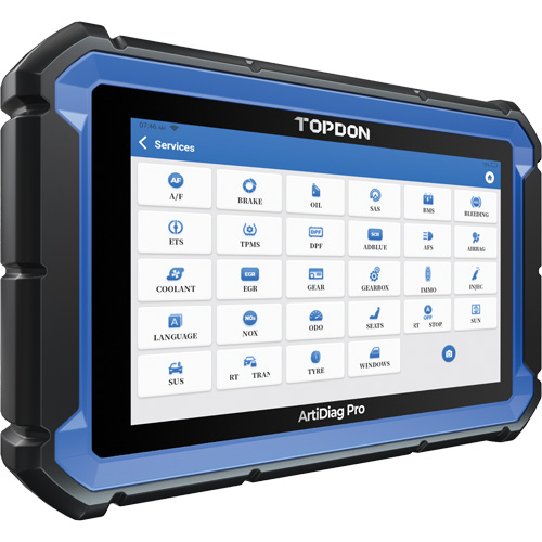 ArtiDiag Pro 7" Scan Tool with Service Functions & Bi-Directional Controls TGS INDUSTRIEL