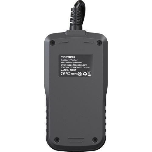 Testeur de batterie, de charge et de d&eacute;marrage BT50 avec imprimante TGS INDUSTRIEL