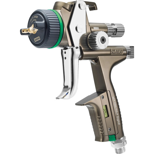 Pistolet de peinture de premi&egrave;re qualit&eacute; pour peinture automobile avec psi num&eacute;rique X5500 HVLP 1,2 I RPS D, Entr&eacute;e d'air 1/4" NPT, 15,19 pi³/min, Capacit&eacute; 0,6 L/0,9 L, 0,17 psi TGS INDUSTRIEL